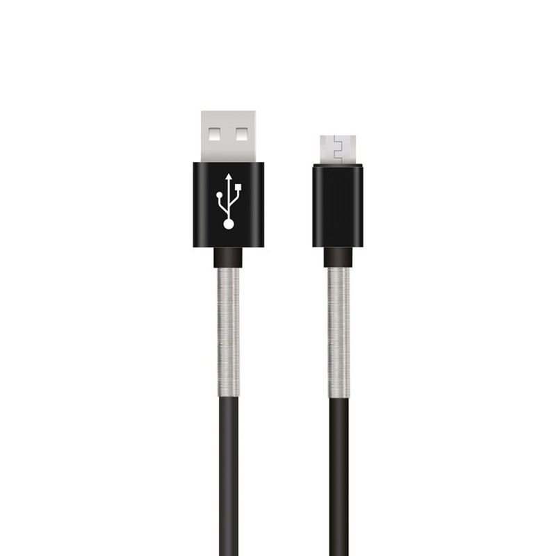 USB кабель Ivon CA-43 microUSB black