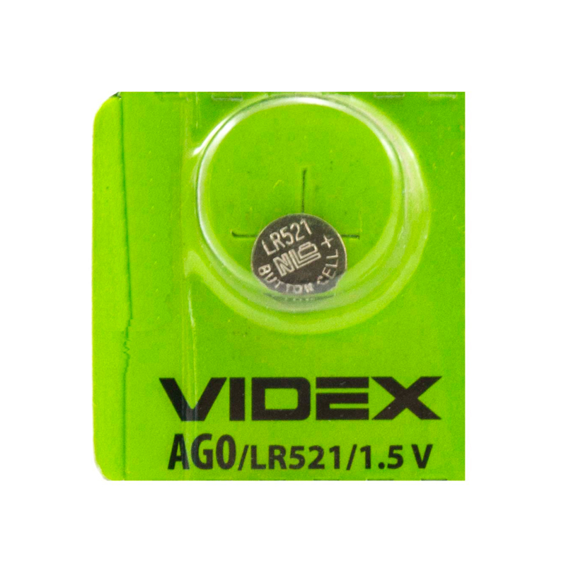 Батарейка Videx AG0 LR521 1.5V 1шт