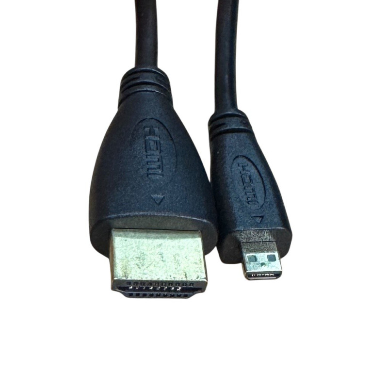 Кабель HDMI на HDMI micro A-D 1.5 метра black Кабель HDMI на HDMI micro A-D 1.5 метра black
