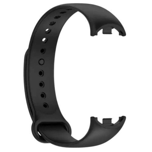 Ремінець для Xiaomi Mi Band 8, 9 silicone black Ремінець для Xiaomi Mi Band 8, 9 silicone black