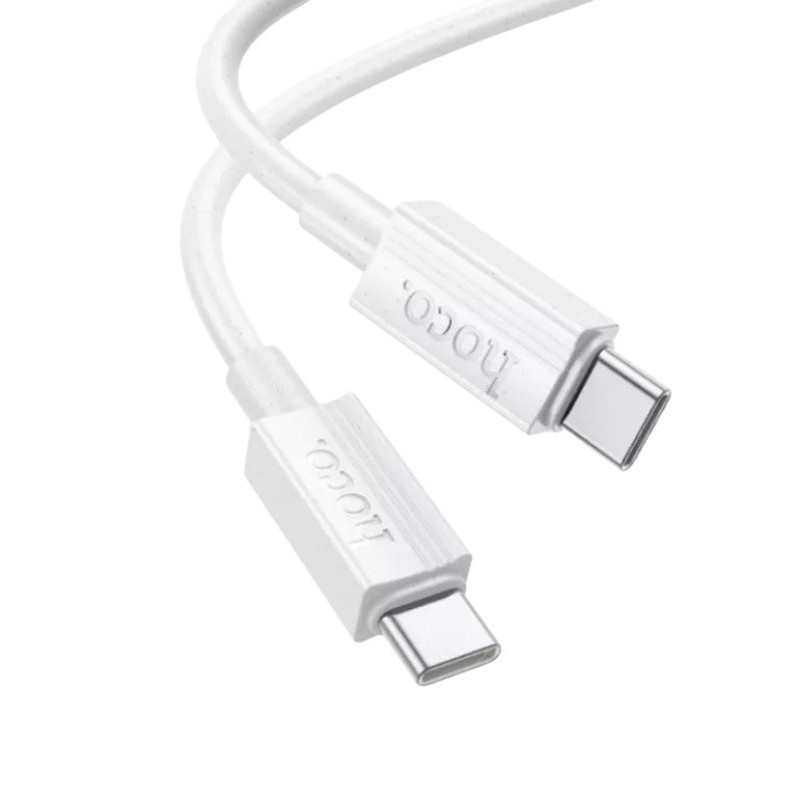 USB кабель Hoco X107 Type-C to Type-C white USB кабель Hoco X107 Type-C to Type-C white