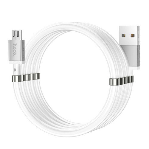 USB кабель Hoco U91 Magic Magnetic microUSB white USB кабель Hoco U91 Magic Magnetic microUSB white