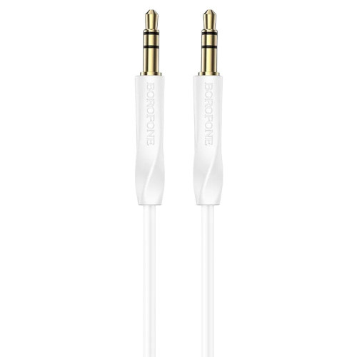 Аудіо-кабель Borofone BL16 AUX 3.5 мм white