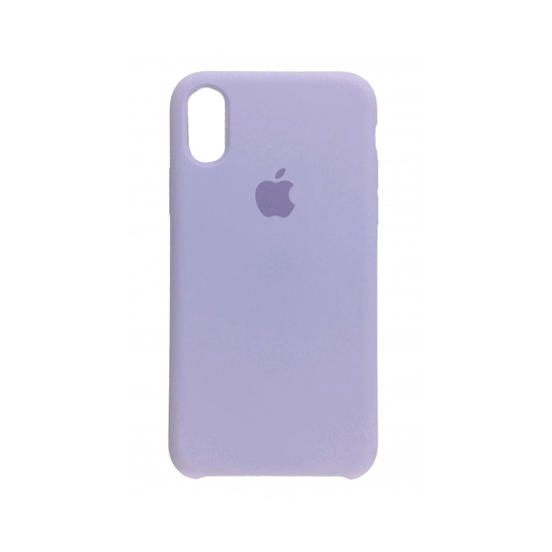 Накладка Original Silicone Case iPhone XS Max purple