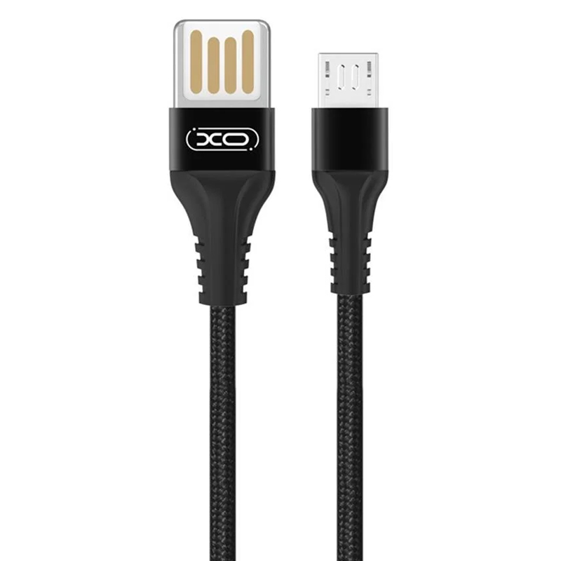 USB кабель XO NB118 microUSB black
