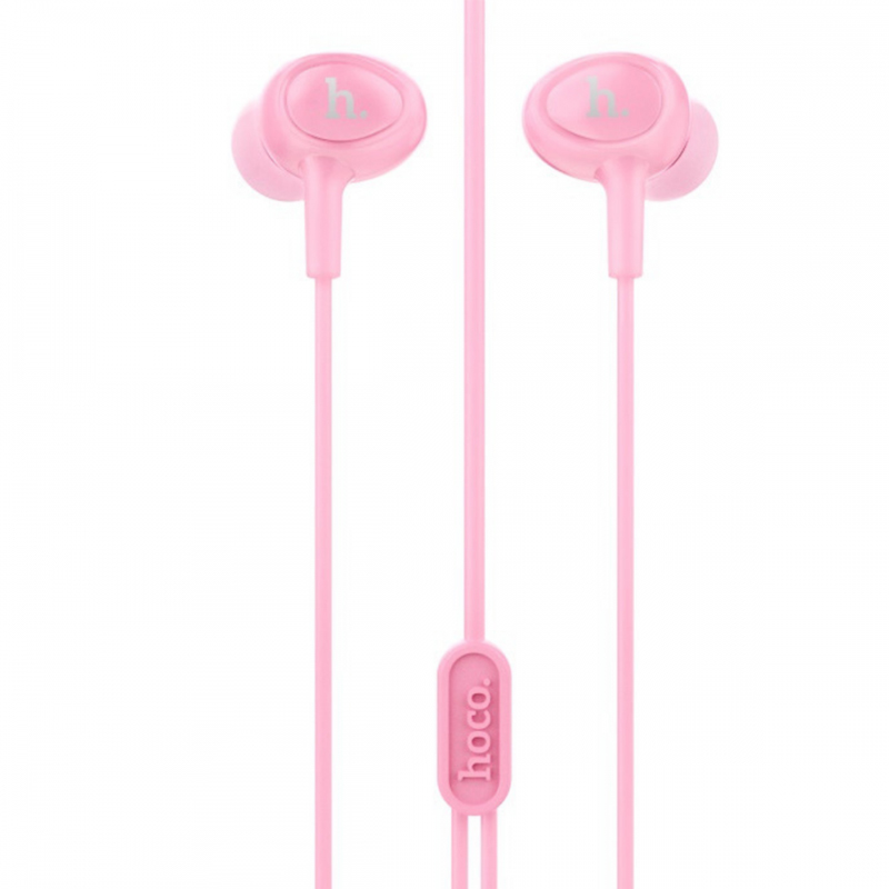 Навушники Hoco M3 з мікрофоном pink