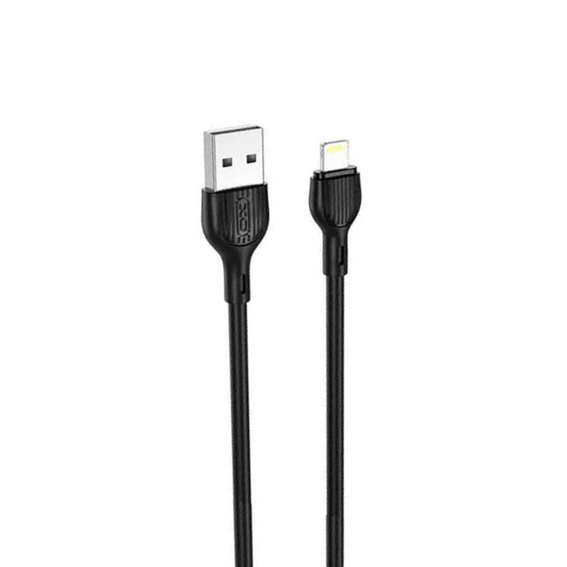 USB кабель XO NB200 Lightning black