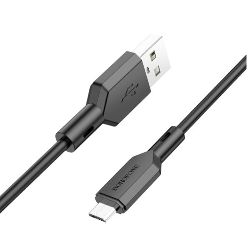 USB кабель Borofone BX70 microUSB black USB кабель Borofone BX70 microUSB black