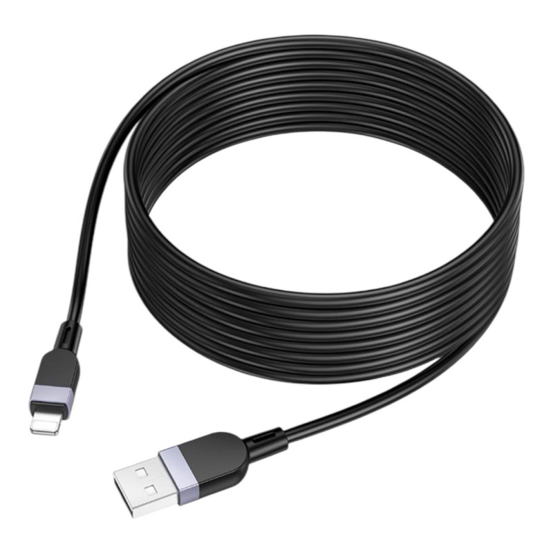 USB кабель Hoco X109 Lightning black 3m USB кабель Hoco X109 Lightning black 3m