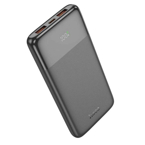 Зовнішній акумулятор Hoco J121 22.5W LCD 10000 mAh black