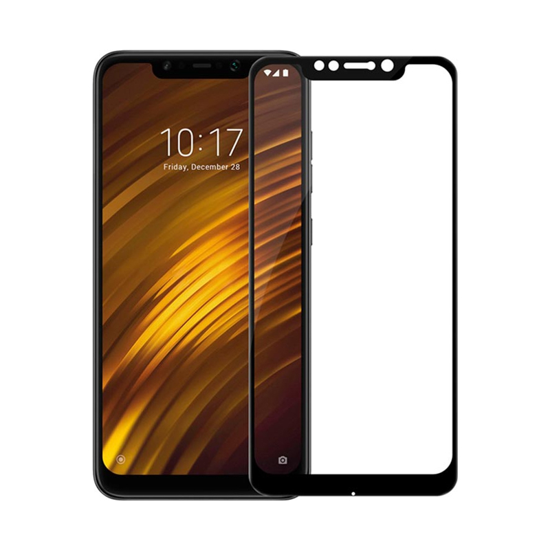 Захисне скло Glass Xiaomi Poco F1 Full Glue black