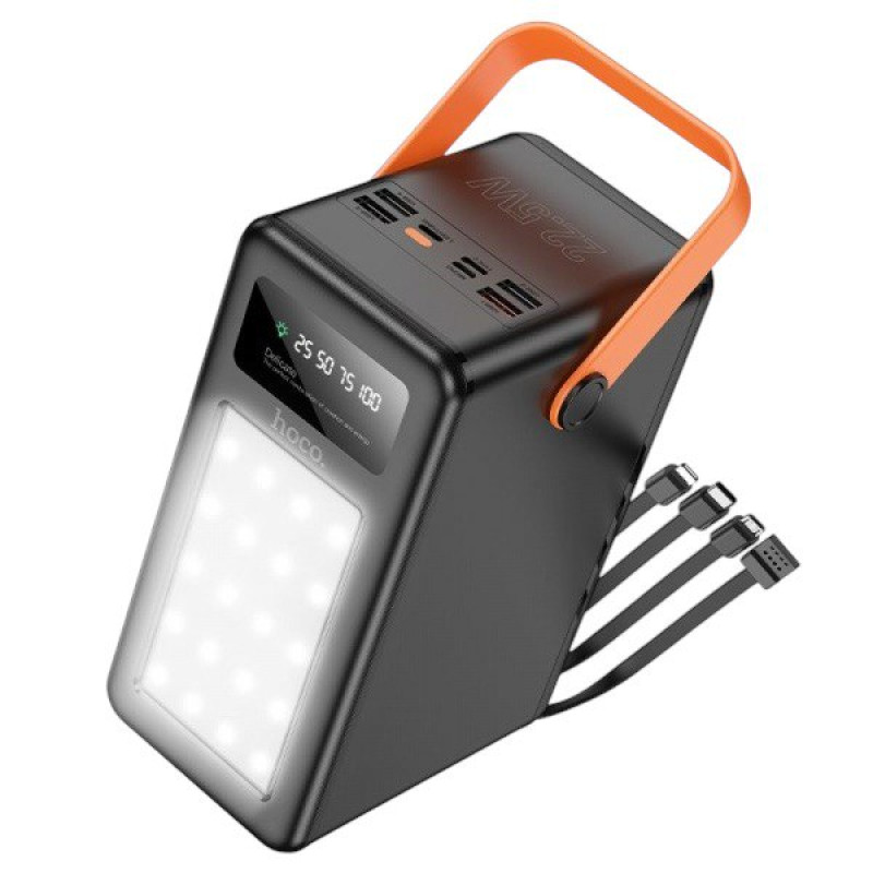 Зовнішній акумулятор Hoco DB120 120000 mAh 22.5W black Зовнішній акумулятор Hoco DB120 120000 mAh 22.5W black