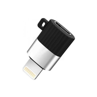 Перехідник для зарядки з microUSB на Lightning XO NB149-B