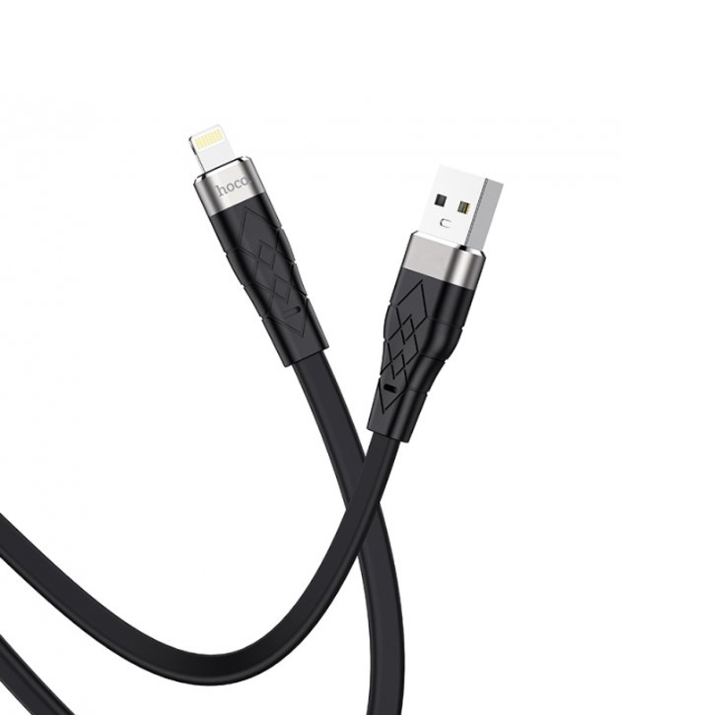 USB кабель Hoco X53 Silicone Lightning black