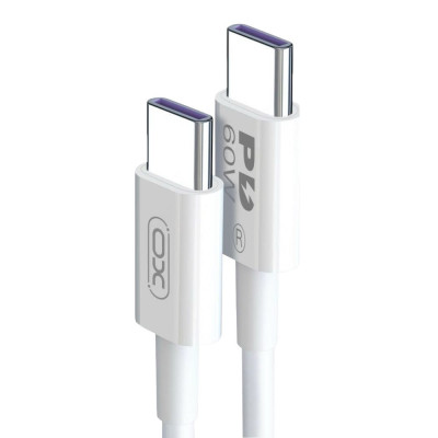 USB кабель XO NB-Q190B Type-C to Type-C white 2m USB кабель XO NB-Q190B Type-C to Type-C white 2m