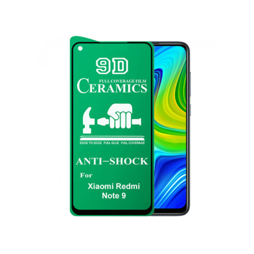 Захисне скло Glass Xiaomi Redmi Note 9, Redmi 10X Ceramic black