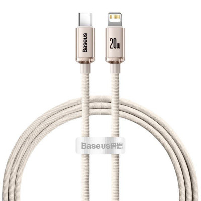 USB кабель Baseus Type-C to Lightning CAJY001304 pink USB кабель Baseus Type-C to Lightning CAJY001304 pink