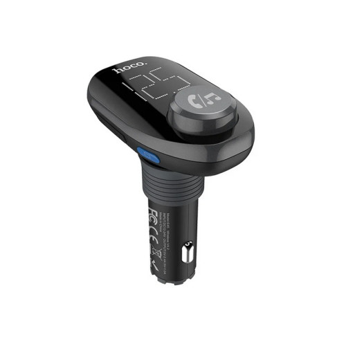 FM трансмітер Hoco E45 in-car audio wireless black FM трансмітер Hoco E45 in-car audio wireless black