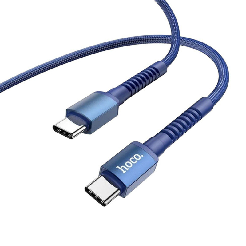 USB кабель Hoco X71 Type-C to Type-C 60W blue