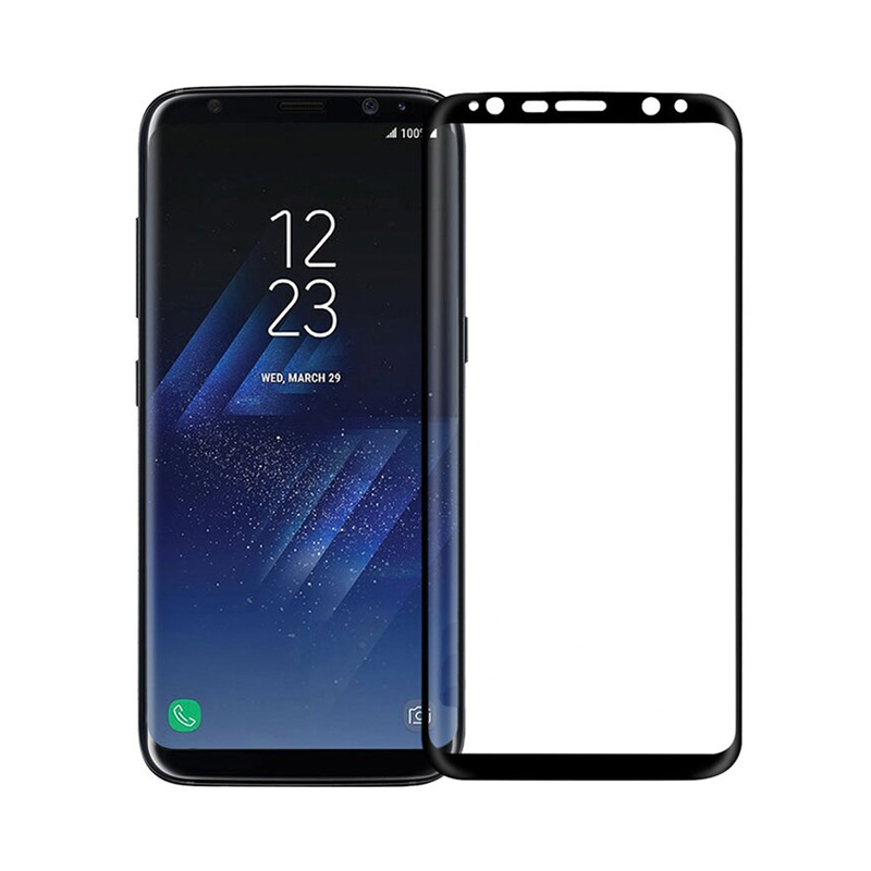 Захисне скло Glass Samsung G955 Galaxy S8 Plus 9D black