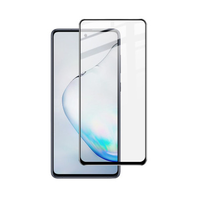 Захисне скло Glass Samsung A81 Full Glue black
