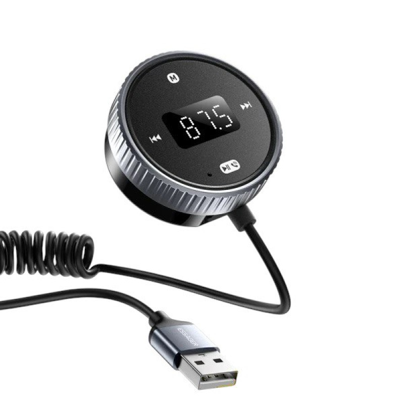 Автомобільний Bluetooth адаптер Essager ES-BT15 black