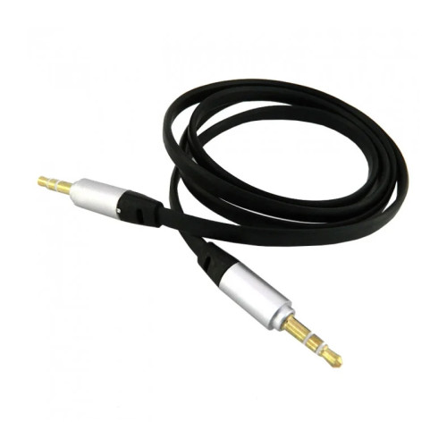 Аудіо-кабель Walker H51 AUX 3.5 мм black Аудіо-кабель Walker H51 AUX 3.5 мм black