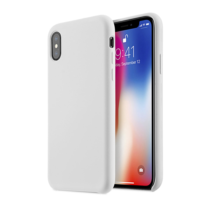 Накладка Original Silicone Case iPhone X, XS white