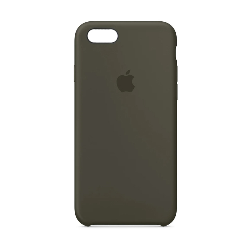 Накладка Original Silicone Case iPhone 7, 8, SE 2020 olive