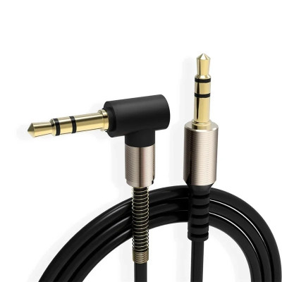 Аудіо-кабель Corner SP-255 AUX 3.5 мм black Аудіо-кабель Corner SP-255 AUX 3.5 мм black