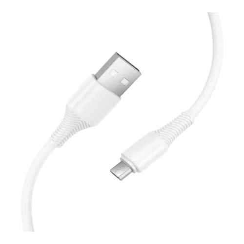USB кабель Hoco X120 microUSB white