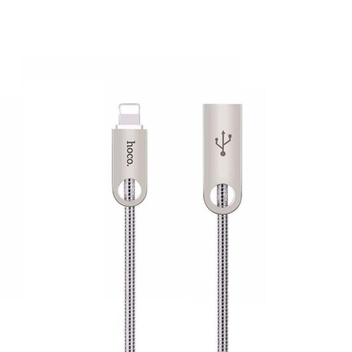 USB кабель Hoco U8 Zinc Alloy Metal Lightning grey USB кабель Hoco U8 Zinc Alloy Metal Lightning grey