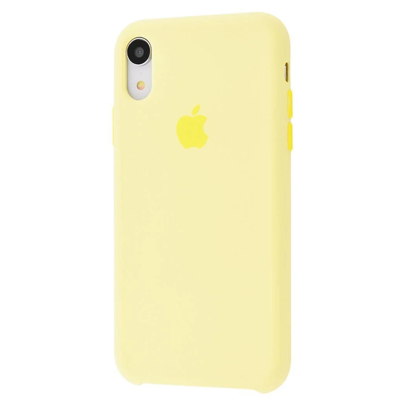 Накладка Original Silicone Case iPhone XR yellow mellow