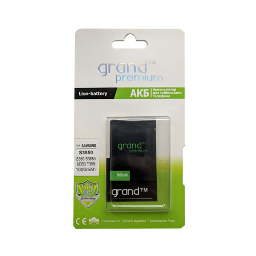 Акумулятор Samsung S3850, S5222, S5220, B360 EB424255VA Grand Premium Акумулятор Samsung S3850, S5222, S5220, B360 EB424255VA Grand Premium