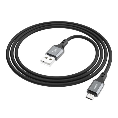 USB кабель Hoco X86 microUSB black