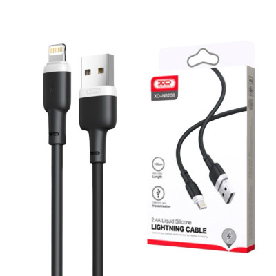 USB кабель XO NB208 Lightning black USB кабель XO NB208 Lightning black