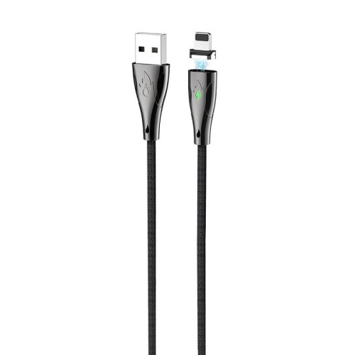 USB кабель Hoco U75 Magnetic Lightning black USB кабель Hoco U75 Magnetic Lightning black