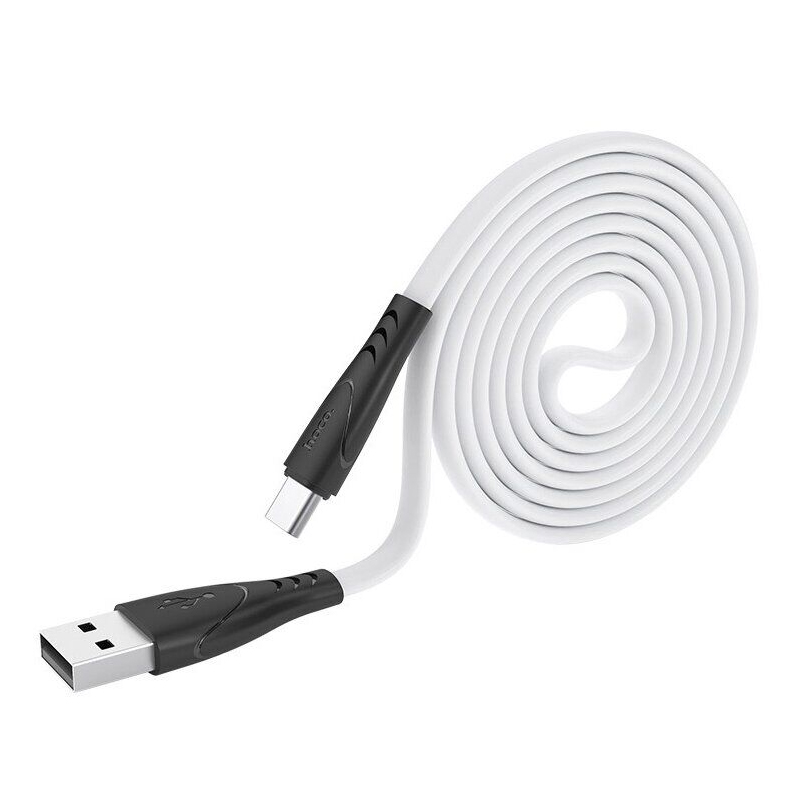 USB кабель Hoco X42 Soft Silicone Type-C white