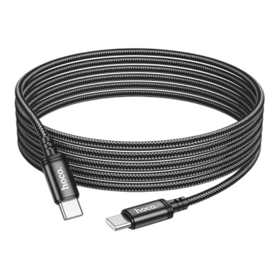 USB кабель Hoco X91 Type-C to Type-C 60W black 3m USB кабель Hoco X91 Type-C to Type-C 60W black 3m