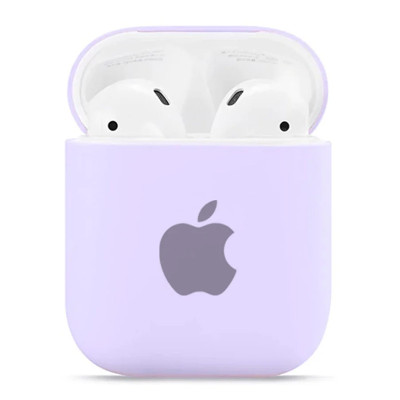 Чохол для Airpods, Airpods 2 Original Silicone lavender Чохол для Airpods, Airpods 2 Original Silicone lavender