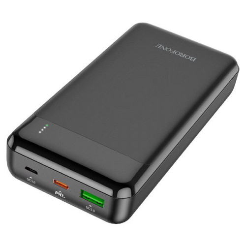 Зовнішній акумулятор Borofone BJ19A 20000 mAh PD 20W, QC3.0 black Зовнішній акумулятор Borofone BJ19A 20000 mAh PD 20W, QC3.0 black