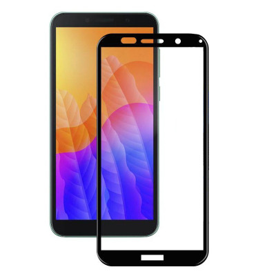 Захисне скло Glass Huawei Y5P Full Glue black Захисне скло Glass Huawei Y5P Full Glue black