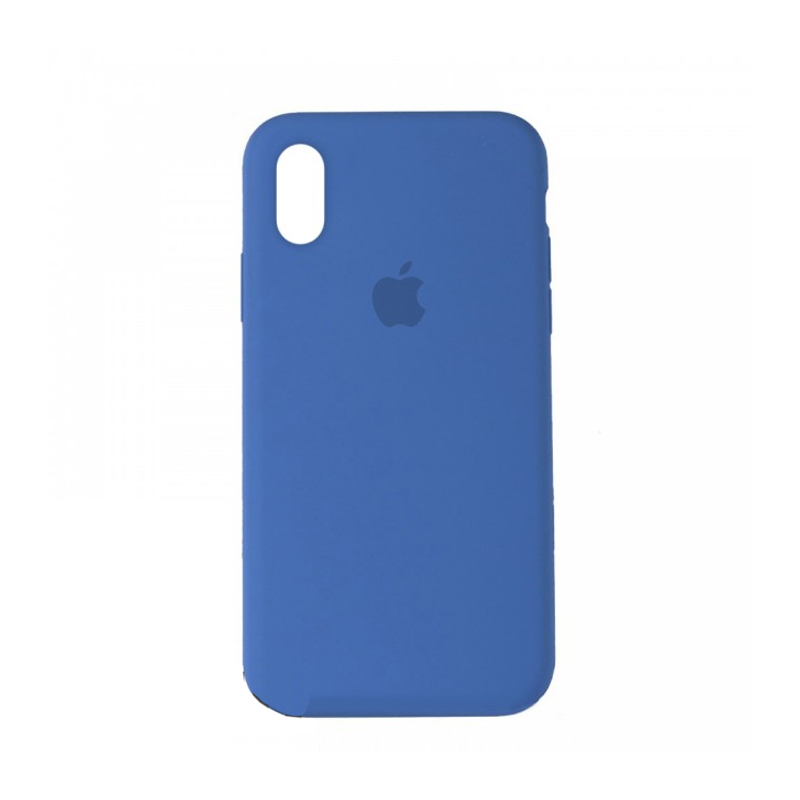 Накладка Original Silicone Case iPhone X, XS blue jeans