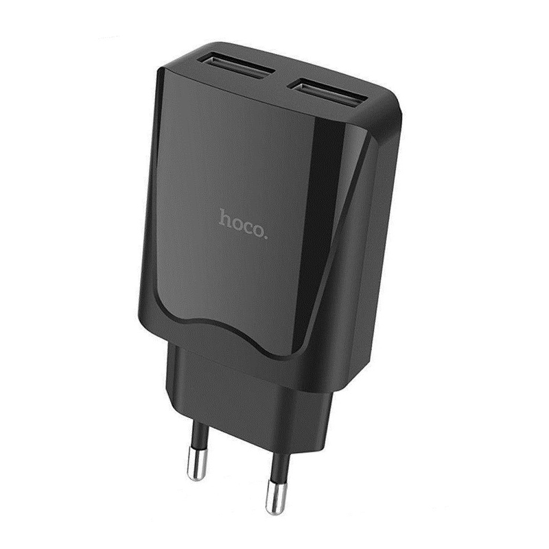 Зарядний пристрій Hoco C52A 2 USB 2100 mA black