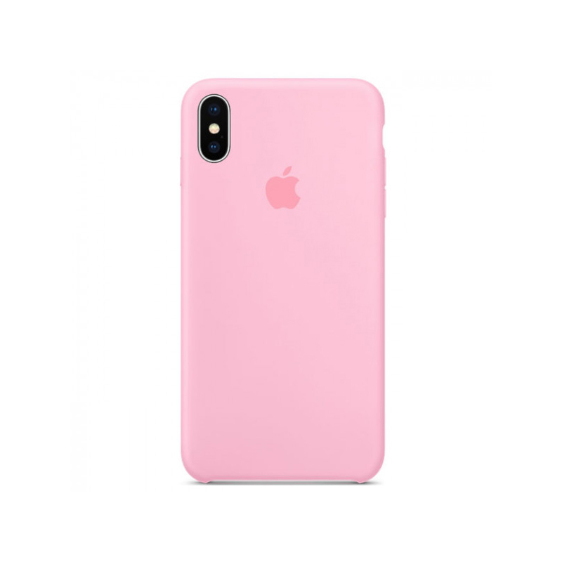 Накладка Original Silicone Case iPhone XS Max pink