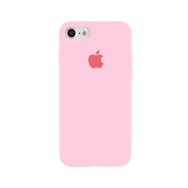 Накладка Original Silicone Case iPhone 6, 6S pink light