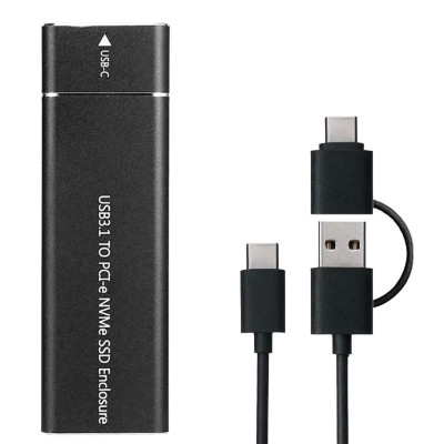 Зовнішня кишеня M.2 NVMe SHL-320 USB 3.1 10 Гбит/с PCIe M/B+M Key M.2 Зовнішня кишеня M.2 NVMe SHL-320 USB 3.1 10 Гбит/с PCIe M/B+M Key M.2