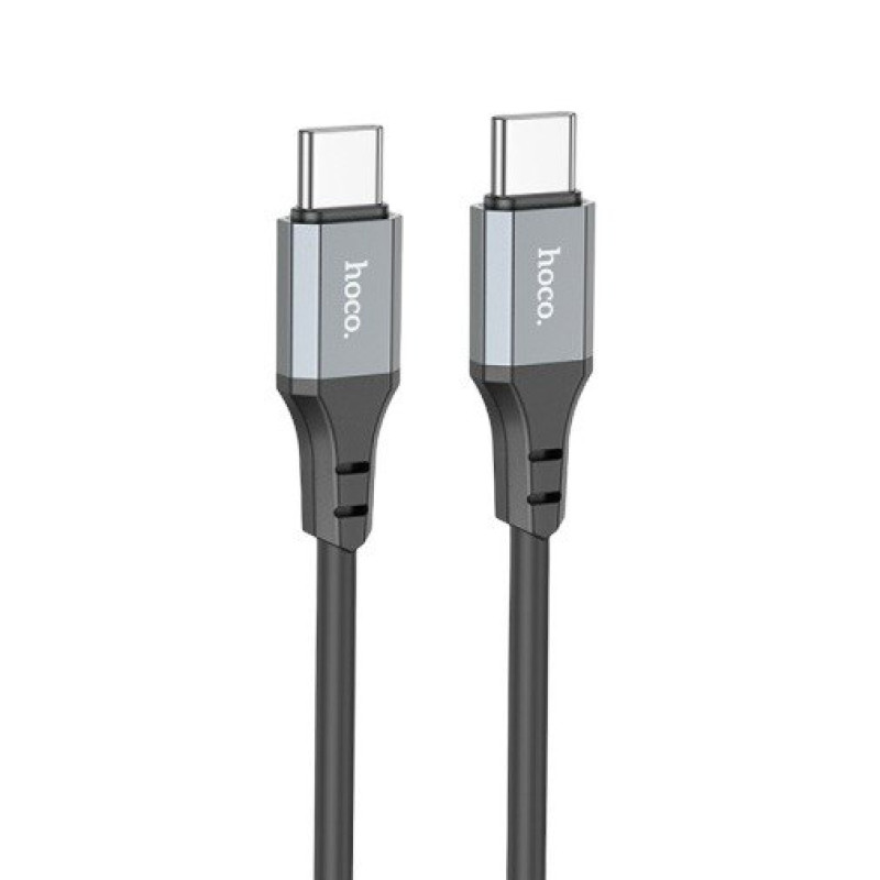 USB кабель Hoco X92 Type-C to Type-C 60W, 3 метри black