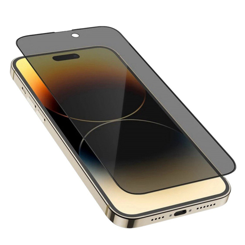 Захисне скло Glass iPhone 14 Pro Hoco G11 privacy protection black