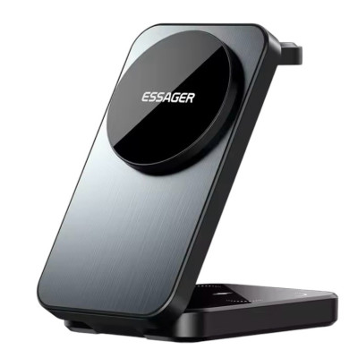 Бездротовий зарядний пристрій Essager 3in1 15W white OJD-112